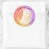 Moderne Chiropractor Bedankt Sticker (Tas)