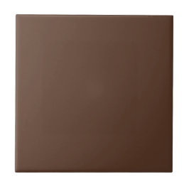 Moderne Chocoladebruine Effen Kleur Tegeltje