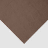 Moderne Chocoladebruine Effen Kleur Tissuepapier (Detail)