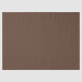 Moderne Chocoladebruine Effen Kleur Tissuepapier (Voorkant)