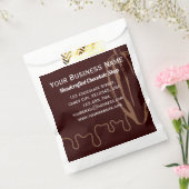 Moderne Chocolatier Chocolade Winkel Verpakking Bedankzakje (Gezegeld)