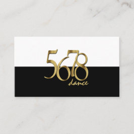 Moderne choreograaf dansinstructeur Danser Visitekaartje