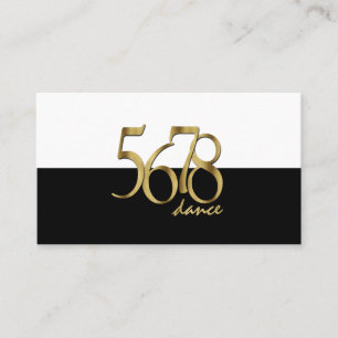 Moderne choreograaf dansinstructeur Danser Visitekaartje