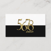 Moderne choreograaf dansinstructeur Danser Visitekaartje (Voorkant)