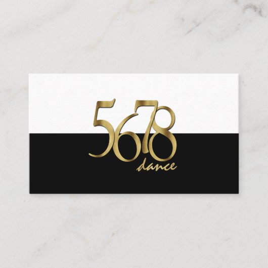 Moderne choreograaf dansinstructeur Danser Visitekaartje (Voorkant)