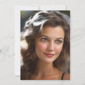 Moderne Christelijke begrafenisdienst Kaart (Achterkant)