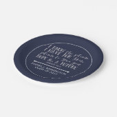 Moderne Christelijke Bijbelblauw Afstuderen Papieren Bordje (Gekanteld)