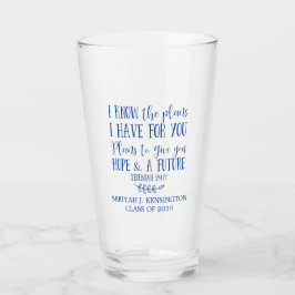 Moderne Christelijke Bijbelvers Afstuderen Typogra Glas