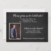 Moderne Christelijke Bijbelversie Afstuderen Foto Kaart (Achterkant)