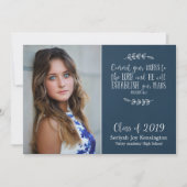 Moderne Christelijke Bijbelversie Afstuderen Foto Kaart (Voorkant)