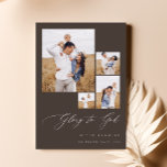 Moderne Christelijke Familie Religieuze Foto Kerst Feestdagenkaart<br><div class="desc">"Modern Christelijk Family Religious Photo Christmas Kaart" is een hartverwarmende weergave van de vreugdevolle momenten van een familie, omhuld in de omarming van Gods zegeningen. De openhartige interacties van de familie spelen zich af tegen de serene achtergrond van gouden velden en schilderen een levendig wandtapijt van liefde, eenheid en geloof....</div>