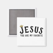 Moderne Christelijke Jezus Fridge Magneet (Voorkant / Achterkant)