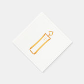 Moderne Christelijke kaars Servetten (Hoek)