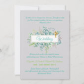 Moderne Christelijke Katholieke Trouw Uitnodiging (Voorkant)