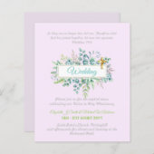 Moderne Christelijke Katholieke Trouw Uitnodiging (Voorkant / Achterkant)