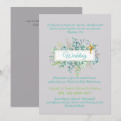 Moderne Christelijke uitnodiging tot katholieke br (Voorkant / Achterkant)