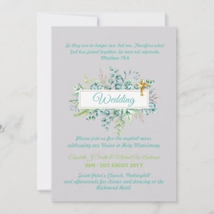 Moderne Christelijke uitnodiging tot katholieke br