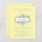 Moderne Christelijke uitnodiging tot katholieke br (Voorkant / Achterkant)