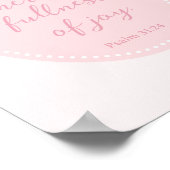 Moderne Christelijke Wall Art Decor Roze Meisje Ka Poster (Hoek)