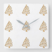 ***MODERNE CHRISTMAS TREES** KLOK (Voorkant)