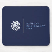 Moderne cijfers Logo II Accountant Muismat (Voorkant)