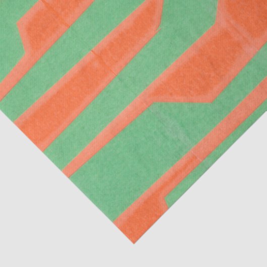 Moderne Circuit I Tissuepapier (Detail)