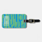 Moderne circuit V Bagagelabel (Voorkant horizontaal)