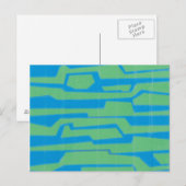 Moderne circuit V Briefkaart (Voorkant / Achterkant)