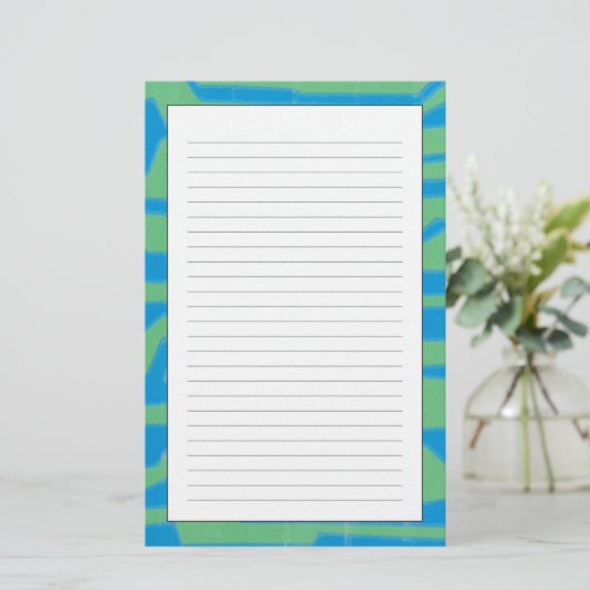 Moderne circuit V Briefpapier (Staand voorkant)