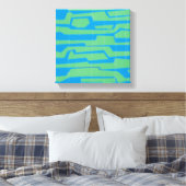 Moderne circuit V Canvas Afdruk (Insitu (Slaapkamer))