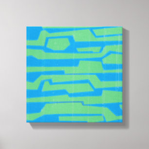 Moderne circuit V Canvas Afdruk