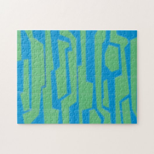 Moderne circuit V Legpuzzel (Horizontaal)