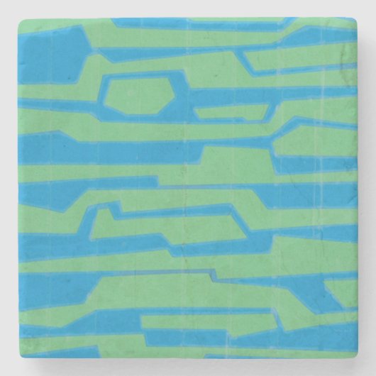 Moderne circuit V Stenen Onderzetter (Voorkant)