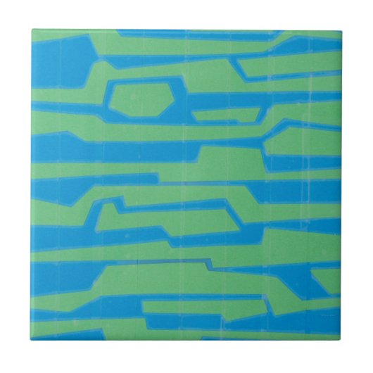 Moderne circuit V Tegeltje (Voorkant)