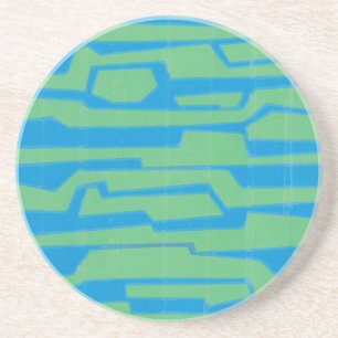 Moderne circuit V Zandsteen Onderzetter