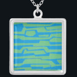 Moderne circuit V Zilver Vergulden Ketting<br><div class="desc">Patronen</div>