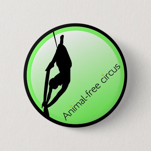 Moderne Circus Acrobat Ronde Button 5,7 Cm (Voorkant)