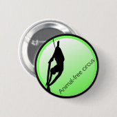 Moderne Circus Acrobat Ronde Button 5,7 Cm (Voorkant /achterkant)