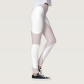 Moderne Cirkel Elegante Abstracte Ronde Sjabloon Leggings (Rechts)