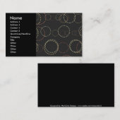 Moderne cirkels #2 Visitekaartje (Voorkant / Achterkant)