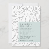 Moderne cirkels Achtergrond Kader groen hedendaags Kaart (Voorkant)