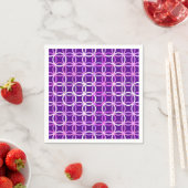 Moderne cirkels, amethyst en orchidee servet (Insitu)