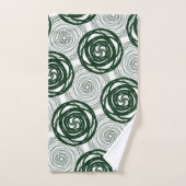 Moderne cirkels bad handdoek (Handdoek)