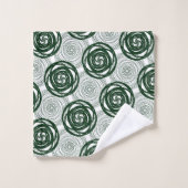 Moderne cirkels bad handdoek (Wasdoekje)