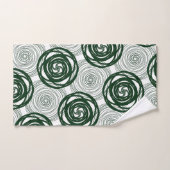 Moderne cirkels bad handdoek (Handdoek)