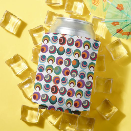 Moderne cirkels halverwege de eeuw blikjeskoeler (Insitu Zomer)