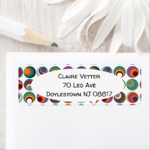 Moderne cirkels halverwege de eeuw etiket