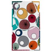 Moderne cirkels halverwege de eeuw klein cadeauzakje (Achterkant)