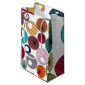 Moderne cirkels halverwege de eeuw klein cadeauzakje (Voorkant Gekanteld)