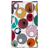 Moderne cirkels halverwege de eeuw klein cadeauzakje (Voorkant)